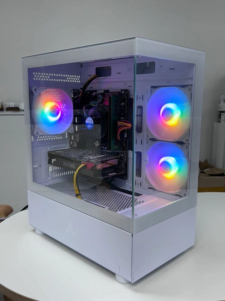 i5-6600+GTX960+16GB+SSD240GB 화이트 PC 데스크탑 컴퓨터 이미지