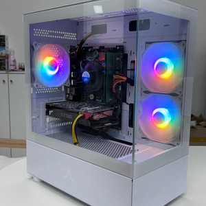 i5-6600+GTX960+16GB+SSD240GB 화이트 PC 데스크탑 컴퓨터 이미지