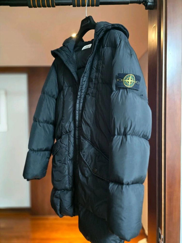 스톤아일랜드 크링클랩스 롱패딩 이미지