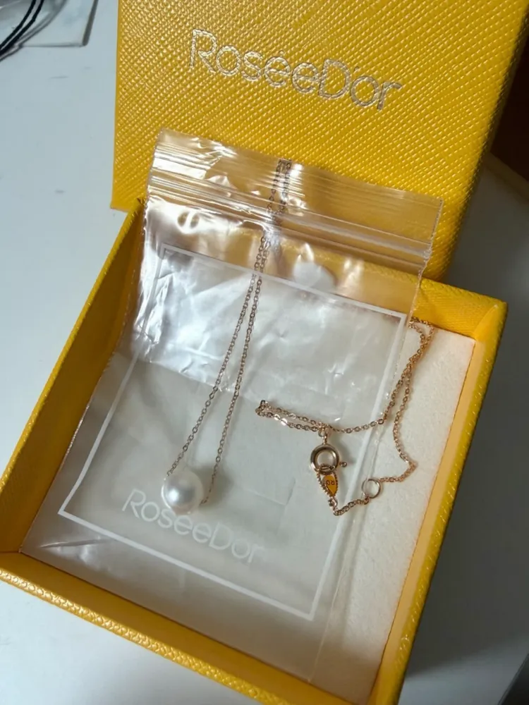 로제도르 14k 아코야진주 목걸이 이미지
