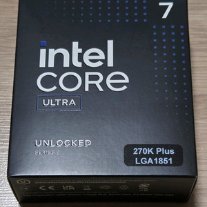 인텔 코어 울트라 7 270K Plus CPU 판매합니다 이미지