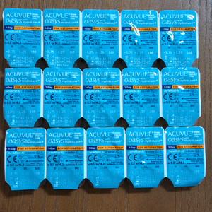 아쿠브 오아시스 난시 렌즈 -3.75/-1.25 이미지
