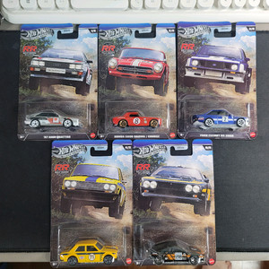 핫휠.hotwheels.1:64.미니카.실버시리즈.랠리레이서5대 일괄 이미지