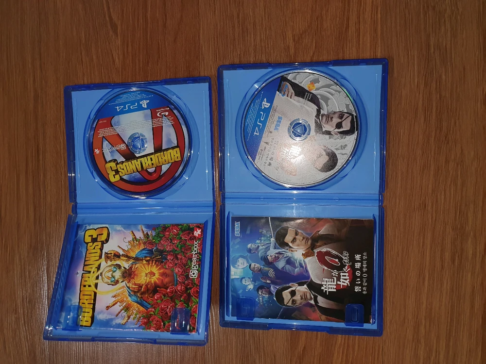 PS4 게임 용과같이 제로, 보더랜드3 팝니다 이미지