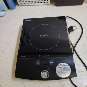 컨벡스 스테니아 2000W 1구 인덕션(전기레인지) ST825 이미지