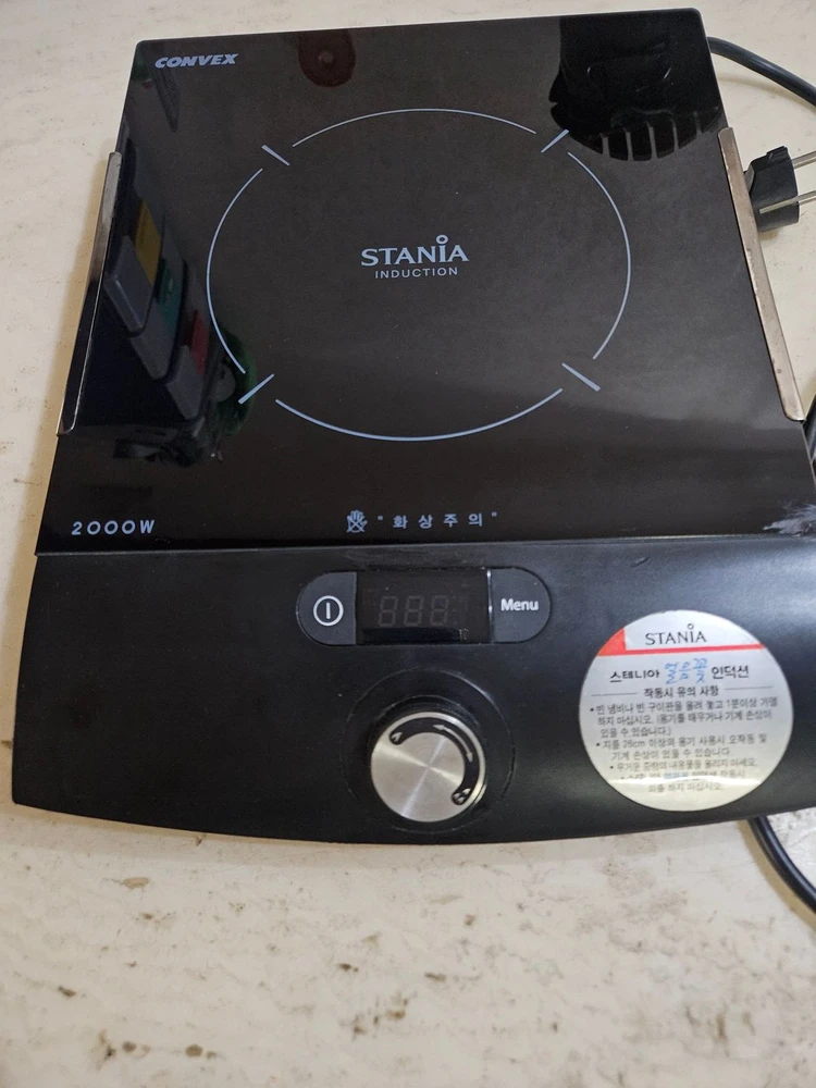 컨벡스 스테니아 2000W 1구 인덕션(전기레인지) ST825 이미지