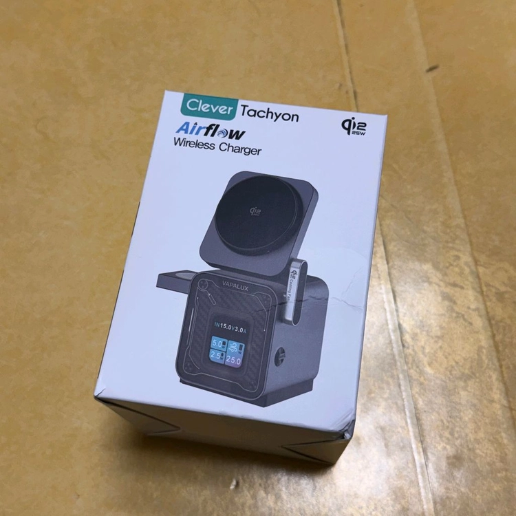 클레버 Qi2 25W 맥세이프 냉각쿨링 3in1 초고속 무선충전기 애플 갤럭시 MDAG3 미개봉 새상품 이미지
