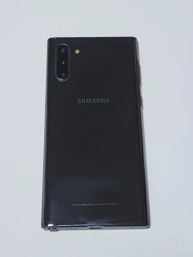 갤럭시노트10 128G 블랙 공기계 60379 이미지