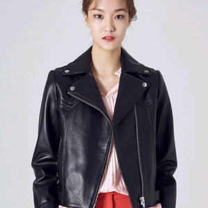 에잇세컨즈 리얼 양가죽 라이더 자켓 여성용 이미지