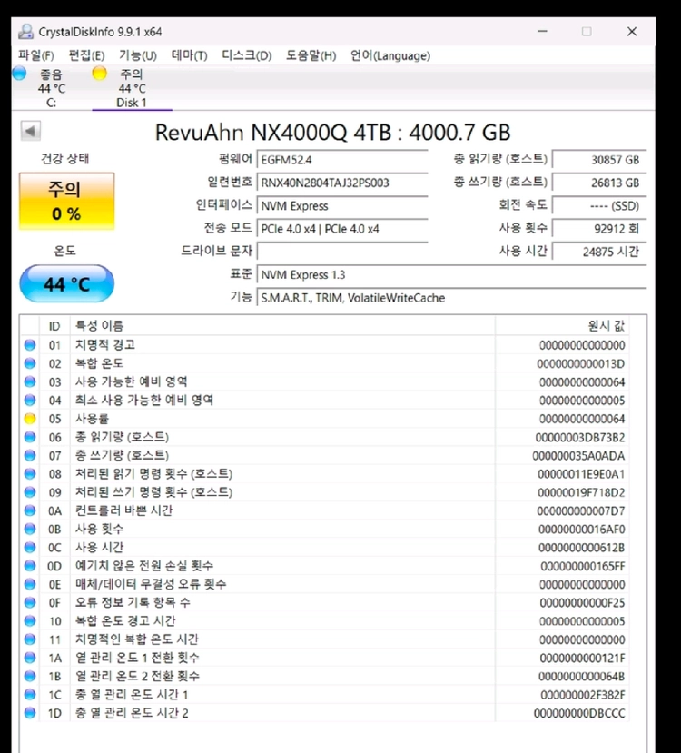 4 TB. nvme ssd - 안심되는 중고거래
