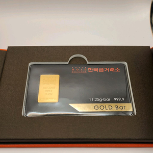 한국금거래소 순금 골드바 3돈 11.25g 이미지