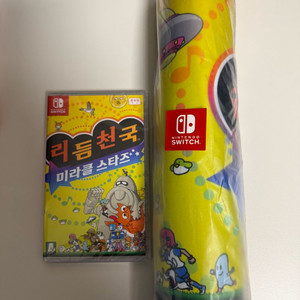 (미개봉 새제품) 닌텐도 스위치 리듬천국 특전 장패드 이미지
