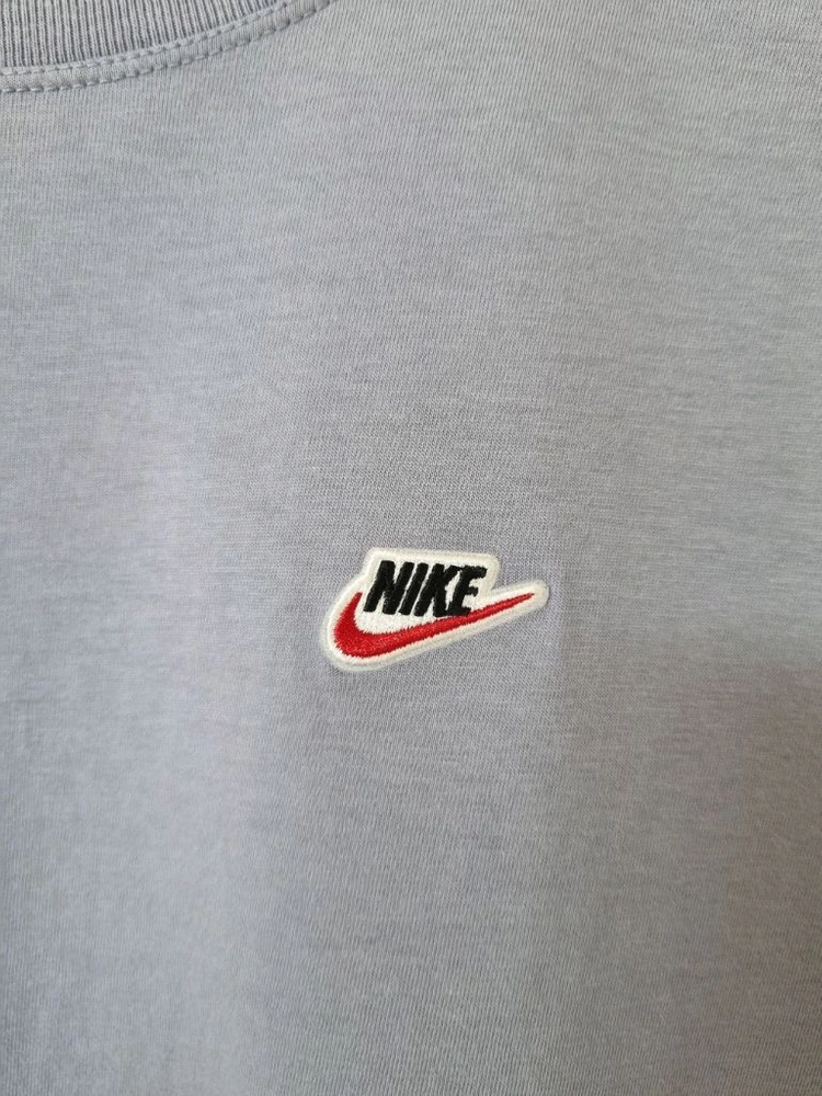 NIKE 나이키 스포츠 웨어 패치 로고 스카이 블루 반팔 XL사이즈 국내 105사이즈 판매합니다~! 이미지