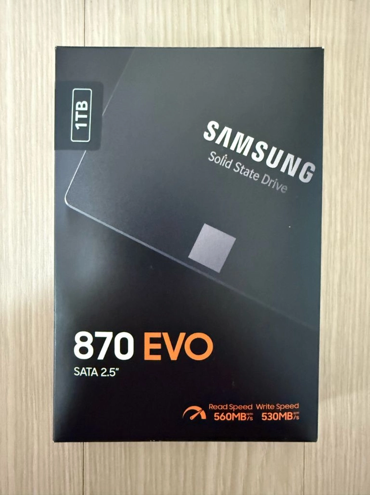 삼성 SSD 870 EVO 1TB 미개봉 새제품 이미지