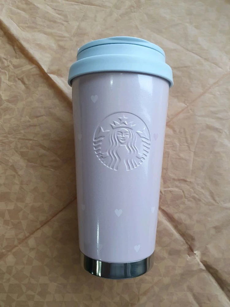 스타벅스 SS 하트 프린트 엘마 텀블러 473ml 이미지