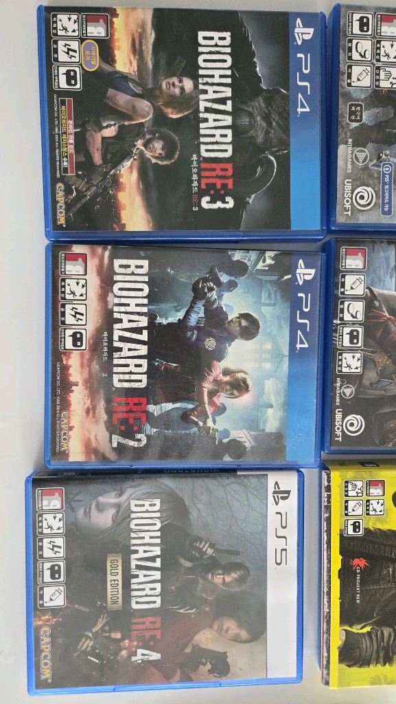 ps4 ps5바이오하자드 어쌔신크리드 이미지
