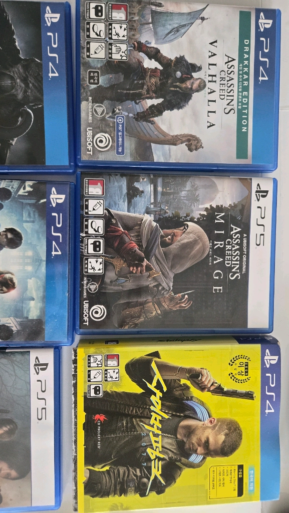 ps4 ps5바이오하자드 어쌔신크리드 이미지