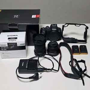 캐논 r7 1845번들킷, 시그마 18-50 f2.8 캐논마운트 팝니다 이미지