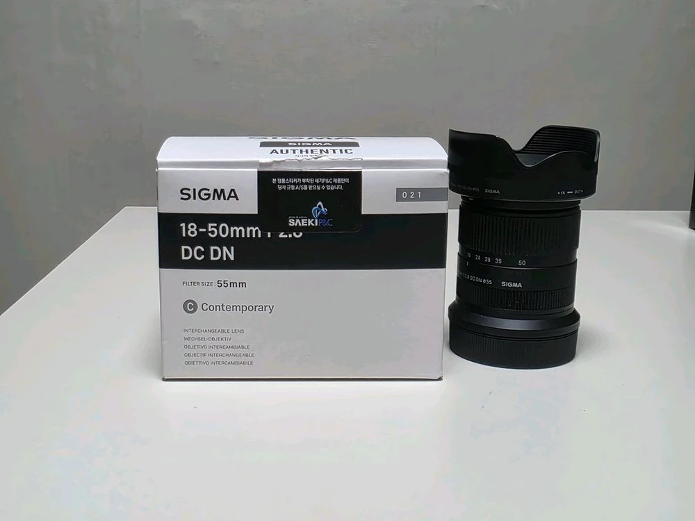 캐논 r7 1845번들킷, 시그마 18-50 f2.8 캐논마운트 팝니다 이미지