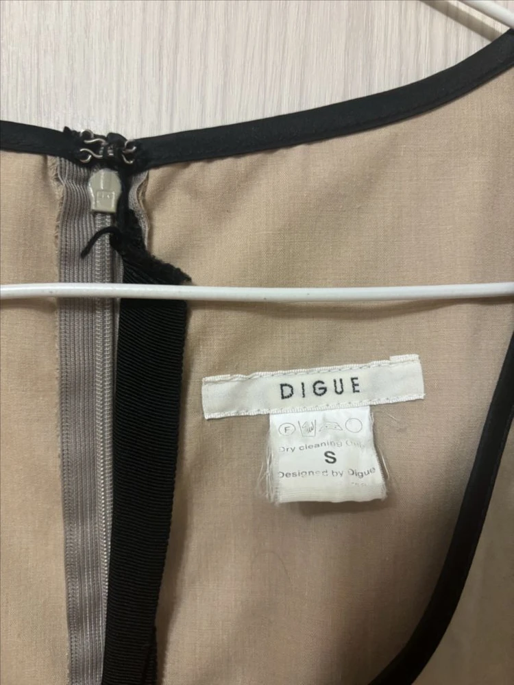 DIGUE 베이지 민소매 원피스 S ( 택배비포함가격) 이미지