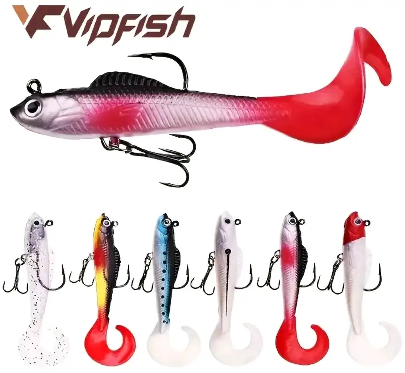 정품)Vipfish 루어 6개 랜덤 색상 미개봉다양한 색상의 Vipfish 루어 6개 세트 미개봉사진에 보이는 것처 이미지