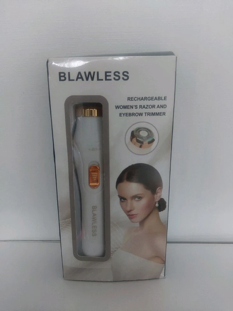 정품)BLAWLESS여성용 3 in 1 전기헤어 리무버 미개봉BLAWLESS 3 in 1 헤어 리무버와 눈썹 트리머 이미지