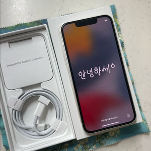 아이폰13미니 128 IOS 15.3.1 미사용 소장품 이미지