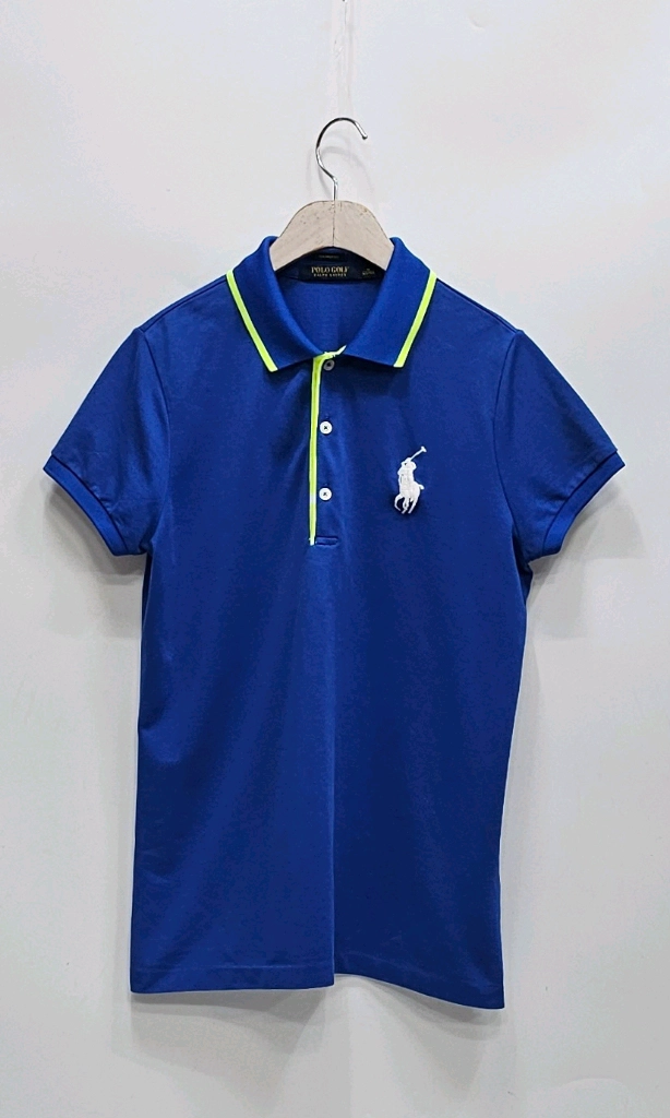 POLO 폴로 랄프로렌 골프 화이트 빅포니 반팔 티셔츠 / 여 M 블루 이미지