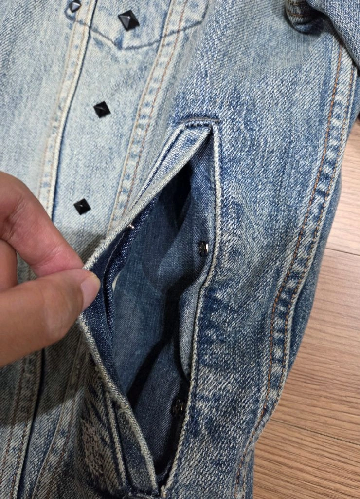 폴스미스(paul smith) 레드이어 자수 청자켓 이미지