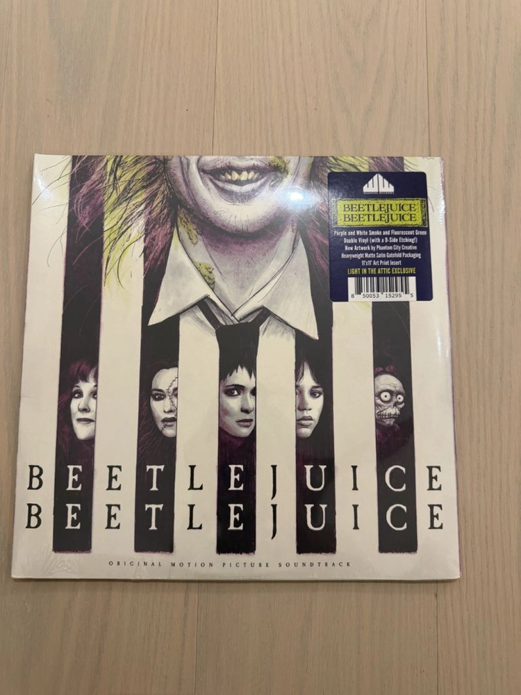 영화 비틀쥬스 비틀쥬스의 오리지널 사운드트랙 바이닐(LP) 이미지