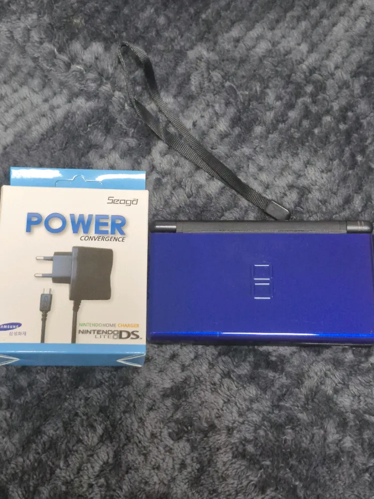 닌텐도 ds lite 코발트블루 블랙 색상+충전기 - 안심되는 중고거래
