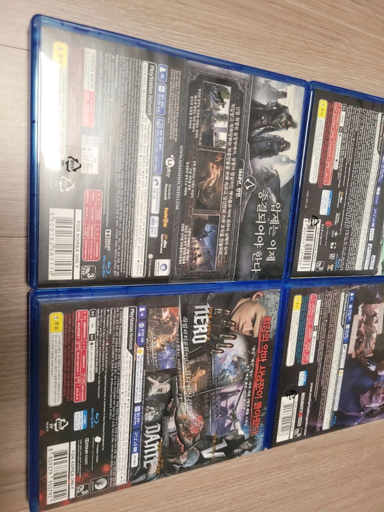 ps4 게임 4개 4만원. 일괄 팔아여. 이미지