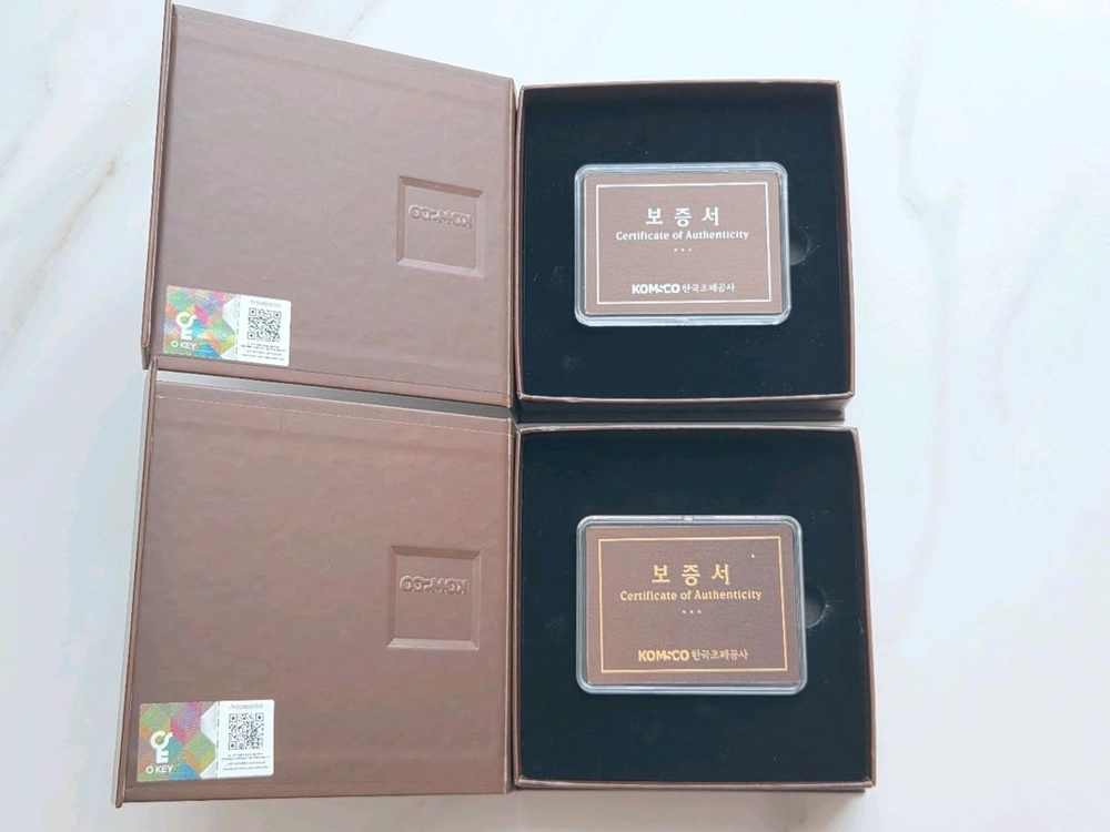 [한국조폐공사] 초콜릿 실버바 100g (실버 / 브라운) Ag9999 순은 이미지