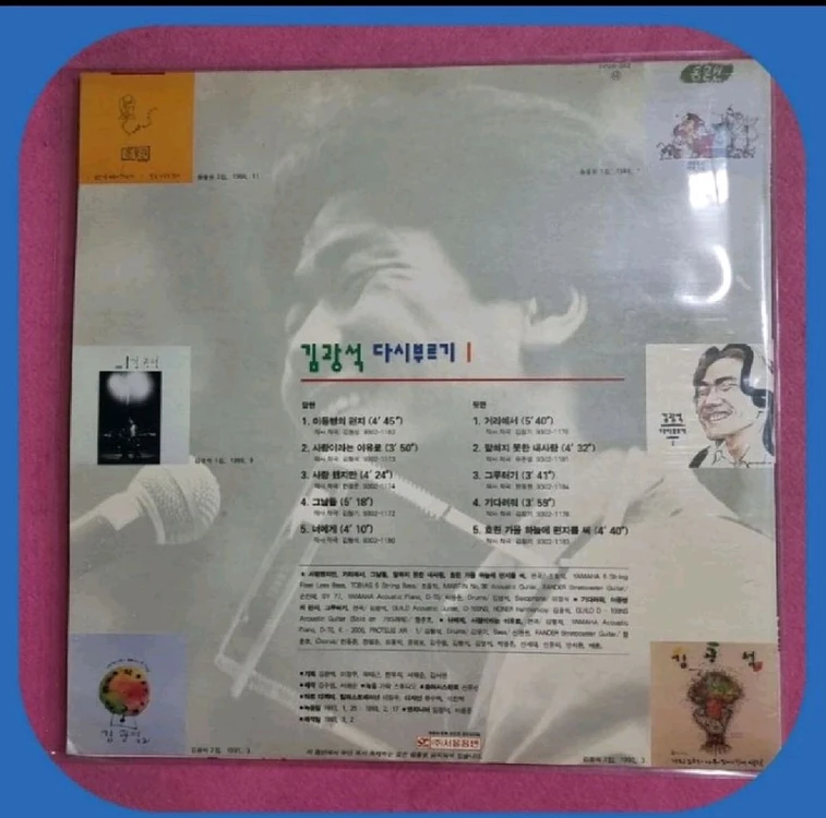 김광석 다시부르기 LP 초판 M/NM- 이미지