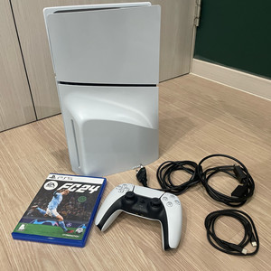 PS5 슬림 플레이스테이션5 디스크 택포 이미지