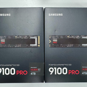 미개봉 국내정품 9100PRO 4TB 2개 이미지