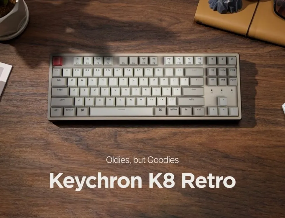 키크론 K8 Retro 레트로 알루미늄 무선 기계식 키보드 - 안심되는 중고거래
