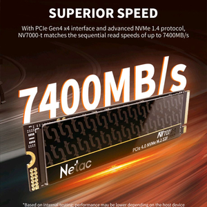 Netac NV7000-t 4TB M.2 NVMe SSD TLC Gen4(7400MB) 미개봉 새제품 이미지