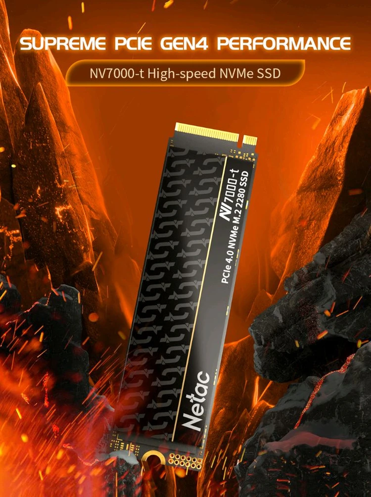 Netac NV7000-t 4TB M.2 NVMe SSD TLC Gen4(7400MB) 미개봉 새제품 이미지