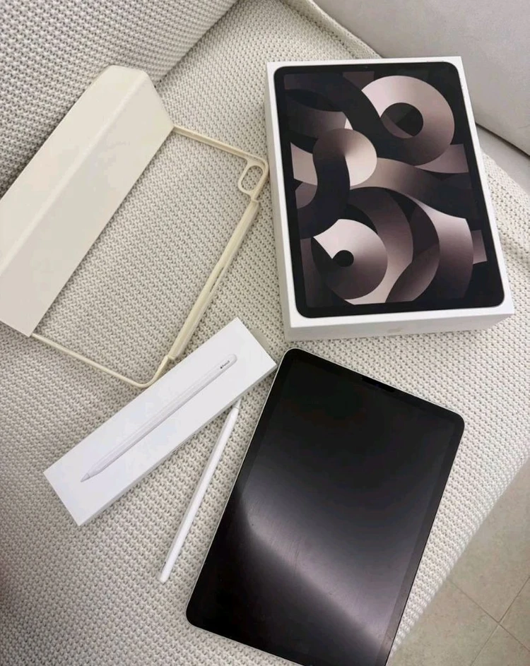 애플 아이패드 에어5 256GB 스타라이트 + 애플펜슬2 이미지