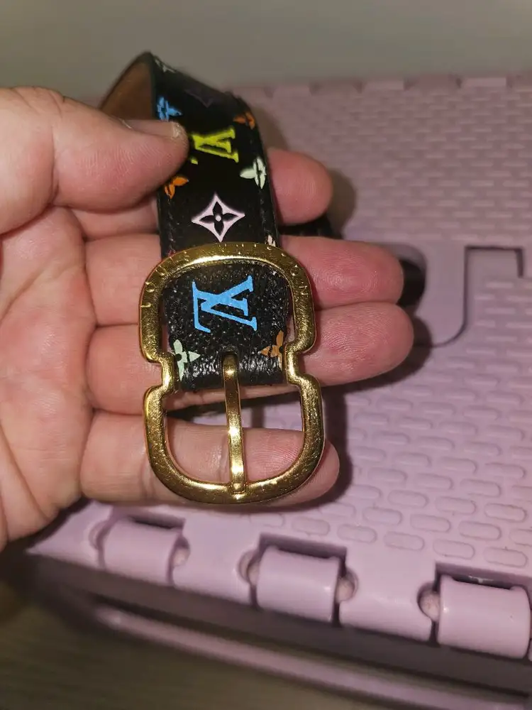 Louis Vuitton x Takashi Murakami Multicolour Belt 이미지