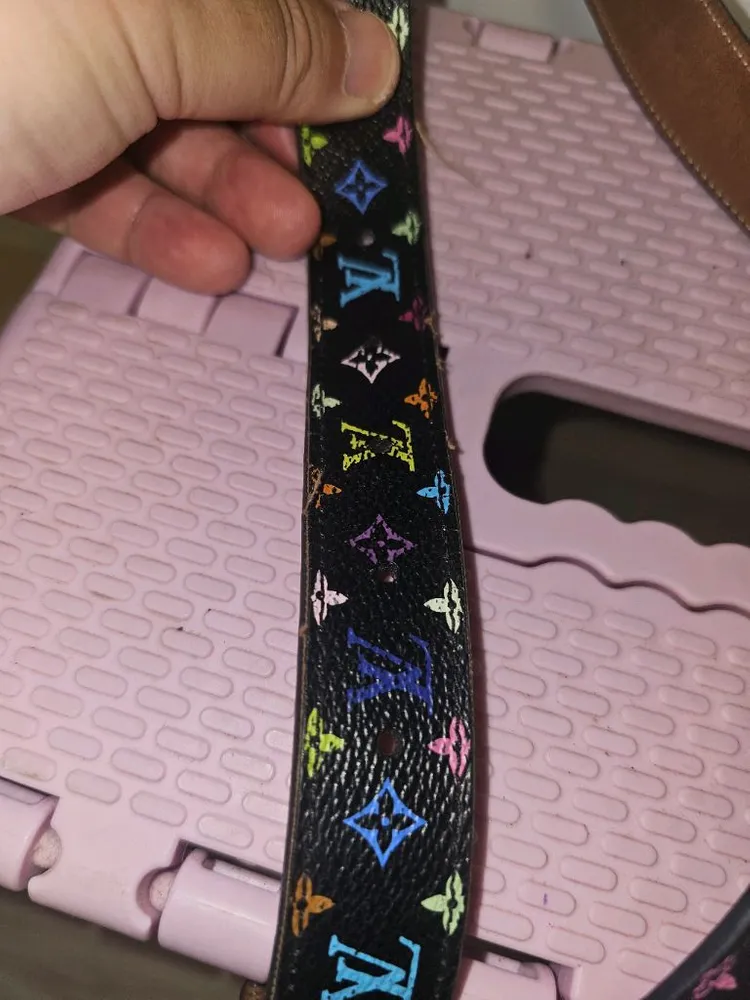 Louis Vuitton x Takashi Murakami Multicolour Belt 이미지