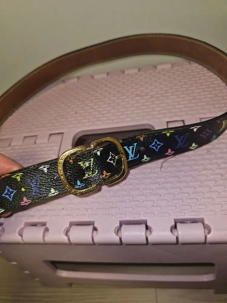 Louis Vuitton x Takashi Murakami Multicolour Belt 이미지