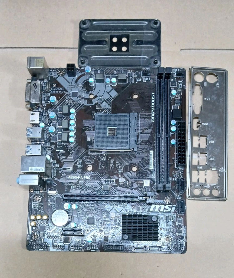msi a320m-a pro 메인보드 이미지