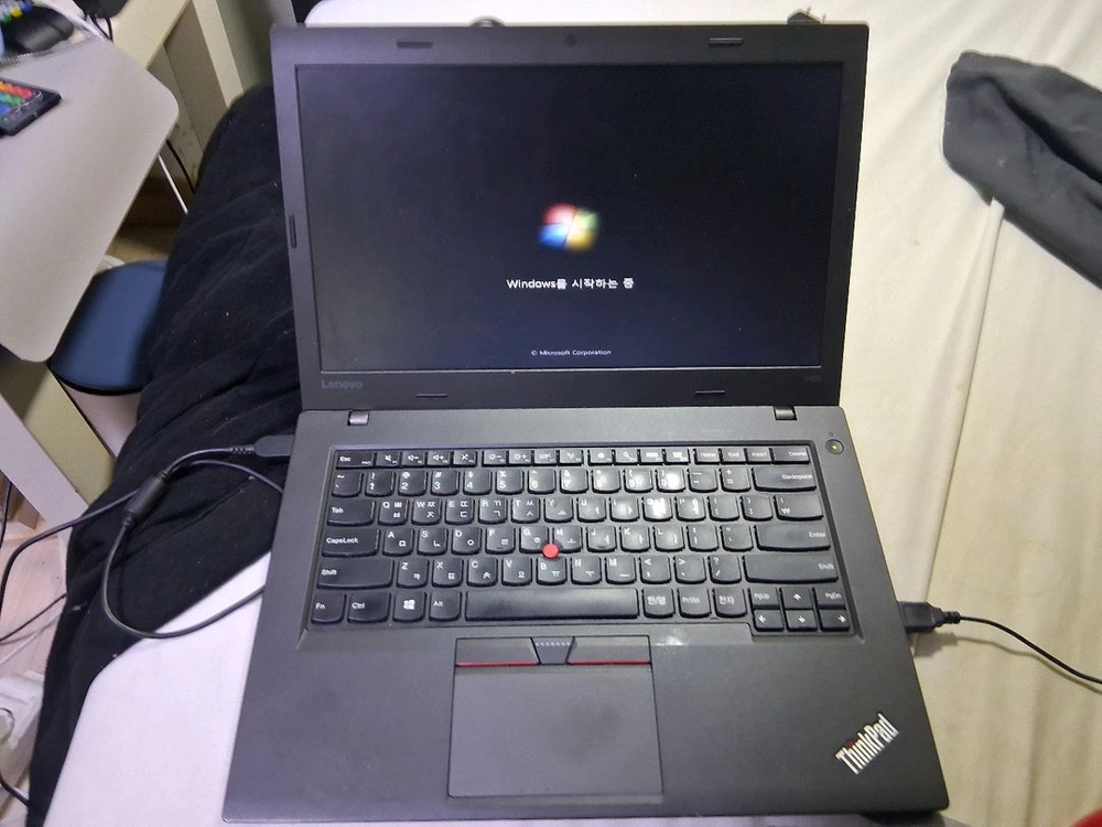 레노버 씽크패드 l450 윈도우7 노트북 이미지