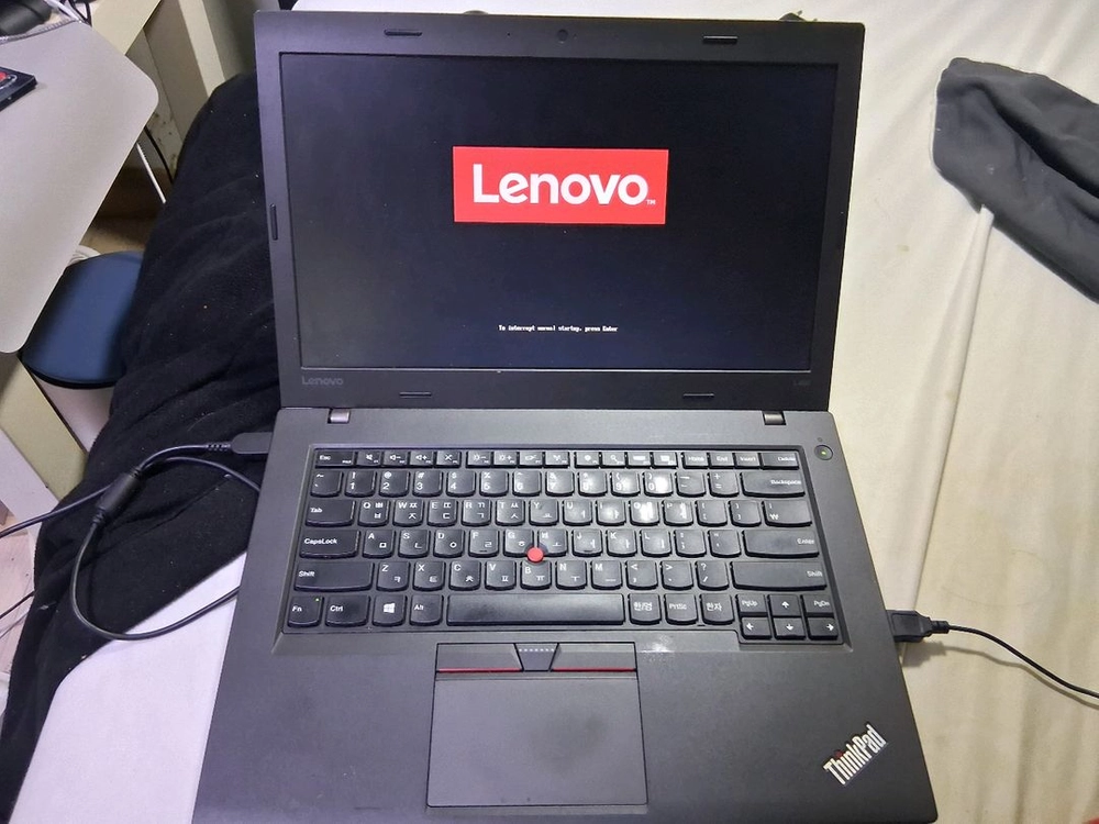 레노버 씽크패드 l450 윈도우7 노트북 이미지