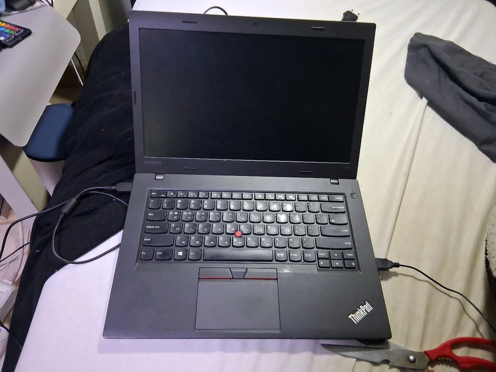 레노버 씽크패드 l450 윈도우7 노트북 이미지