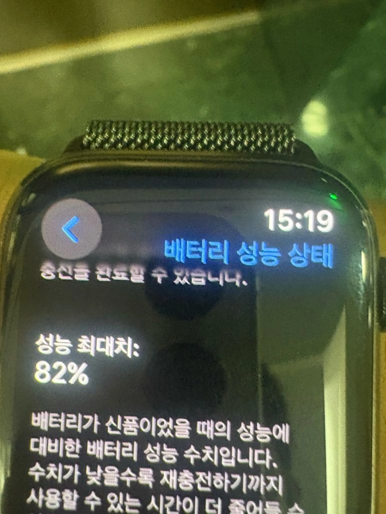 애플워치 8 45mm 스테인리스(GPS + Cellular) 이미지