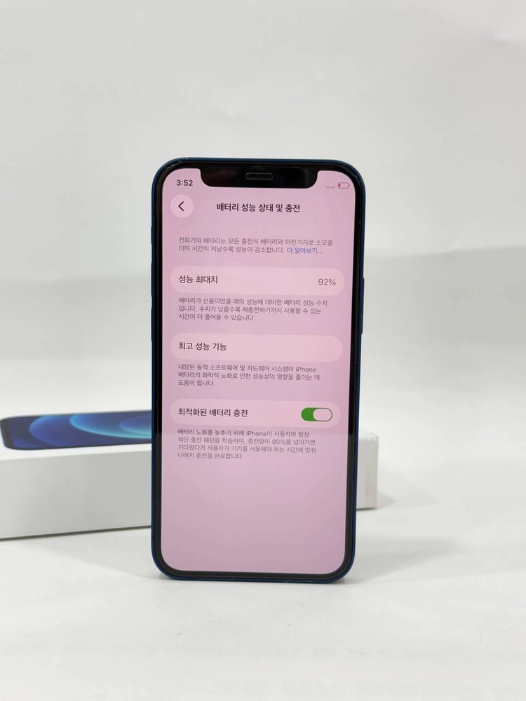 풀박)아이폰12미니 블루 128GB/92% Y1558 이미지