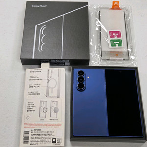 올갈이새것/ 자급제 / 1테라 1TB 16gb /갤럭시z폴드7 블루쉐도우 이미지